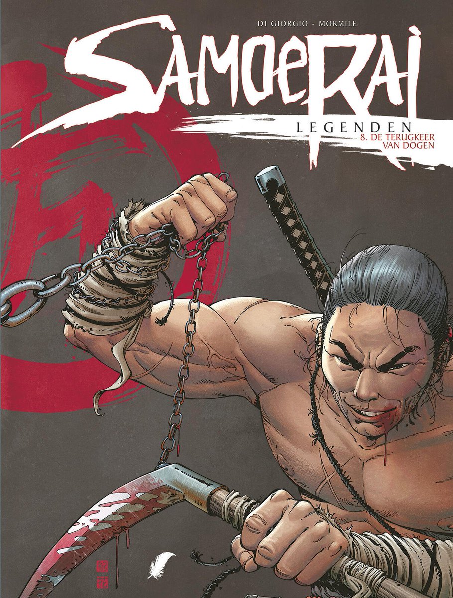 stripland_BENL's tweet photo. In middeleeuws #Japan, in volle burgeroorlog, maakt de atletische Dogen zich op voor de gevaarlijkste momenten uit zijn lange carrière als ronin. #Daedalus brengt deel 8 van #Samoerai #Legenden eind deze week uit. #Mormile #DiGiorgio https://t.co/FPK4lOT0ou