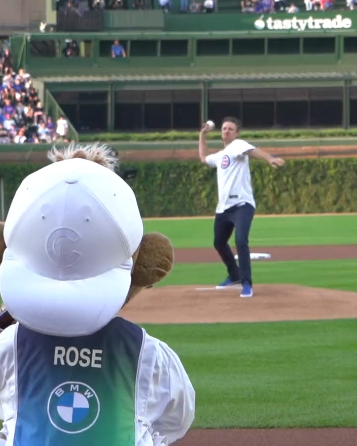 Justin Rose's hysterical Cubs first pitch, avoids 'viral embarrassment