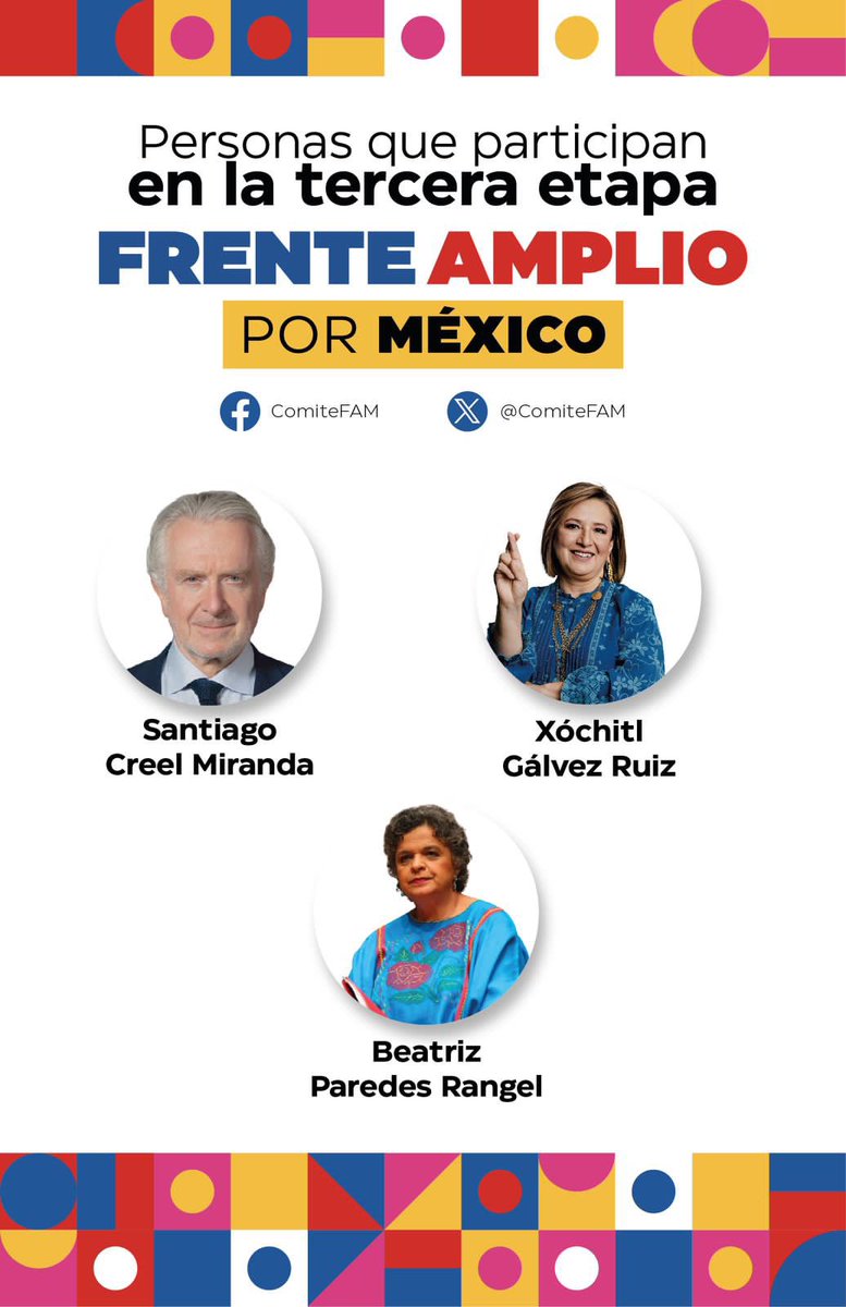 AplioPor18764's tweet photo. Personas que pasan a la TERCERA ETAPA
#FrenteAmplioXMexico
#FrenteAmplio https://t.co/sqfDSR34QQ