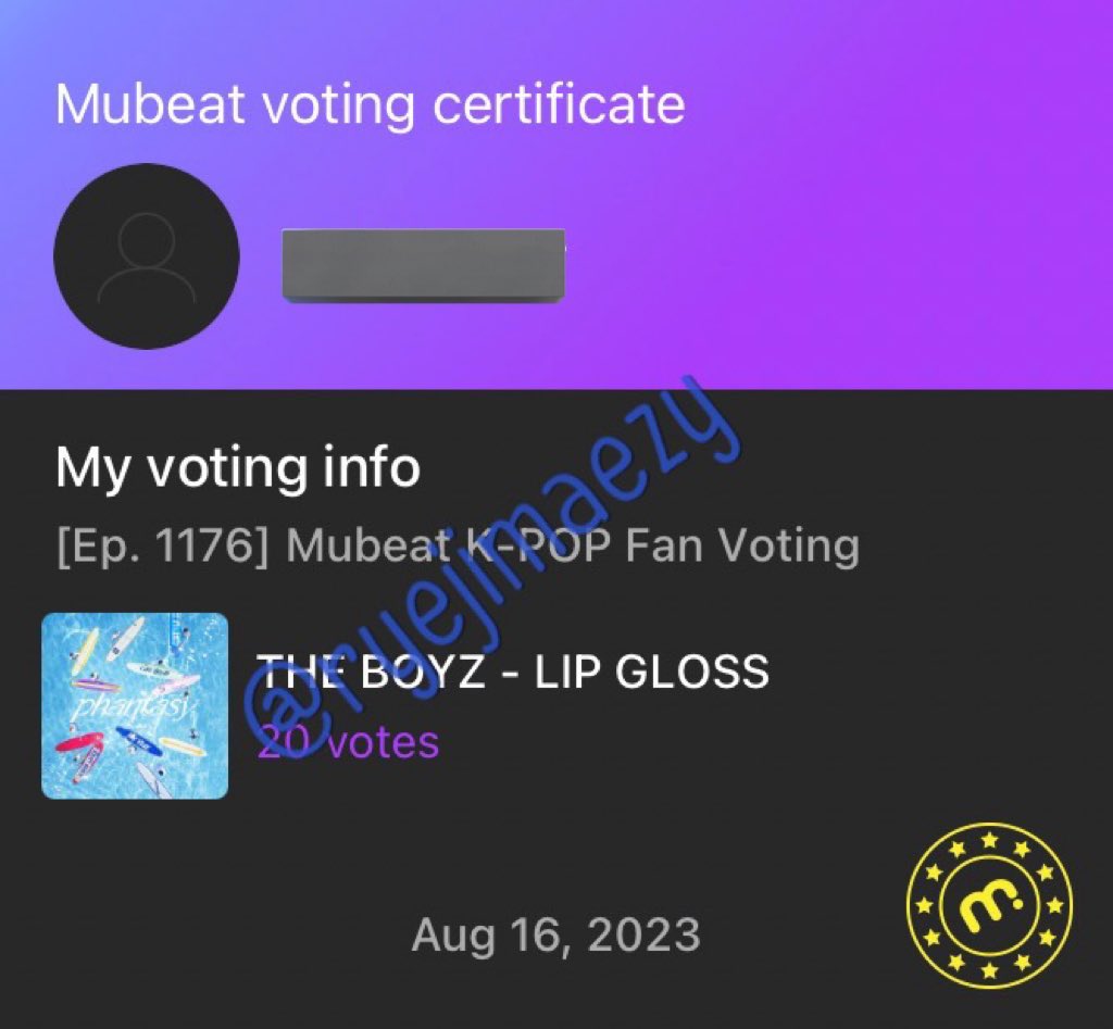 ryejimaezy's tweet photo. Done giving 20 votes for #THEBOYZ #ryejimproof 😁 https://t.co/VCwr2xiNyQ