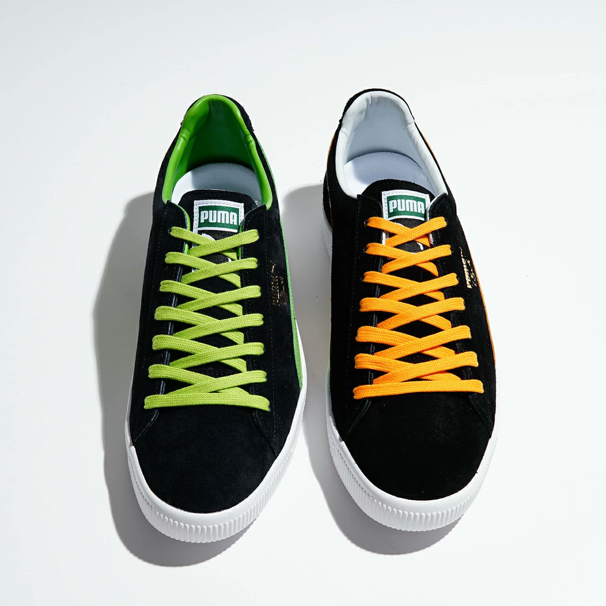 CroukaLR's tweet photo. 日本最大級の皮革産業地域である姫路市で生産された「姫路レザー」をアッパーに使用した高品質な一足。
キメの細かなスエードの表情、革のコシ、色ツヤなど日本の職人による高度な手仕事を感じられるのが魅力です。

PUMA
CLYDEZILLA MIJ
→→ https://t.co/X7lfj13bqx https://t.co/H6zcjOLFsq