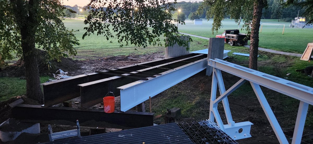 Bridge work continues, and we anticipate it opening on Monday, August 21st. A lot of work is yet to be completed. It's still a construction zone.