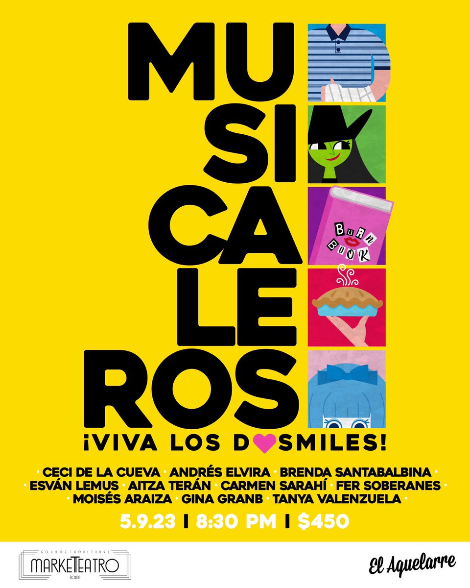 Pues habemus magno concierto que se organizó <a href="/ElAquelarre_/">El Aquelarre</a> 

Estaremos <a href="/Cecidelacueva/">Ceci de la Cueva</a> <a href="/andreselvira/">Andrés Elvira</a> <a href="/BrenCanta_/">Brenda Santabalbina</a> <a href="/esvanlemus/">Esván Lemus</a> <a href="/AitzaTeran/">Aitza Terán</a> <a href="/carmensarahimx/">Carmen Sarahí</a> <a href="/fhersoberanes/">Fer Soberanes</a> <a href="/MoyAraiza/">𝕄𝕠𝕪 𝔸𝕣𝕒𝕚𝕫𝕒</a> <a href="/tanyavalenzuel/">tanya valenzuela</a> y yo echándonos unos palomazos teatreros muy bellos 🎭🔥