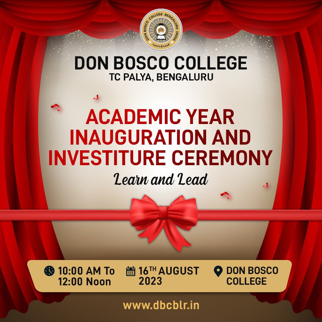 DBCblr's tweet photo. 🎓 Embrace a new academic chapter at DBCBLR with the motto, "Learn and Lead" as we inaugurate the year ahead at our Investiture Ceremony. Here's to a journey of knowledge and leadership! 🌟 #newstart #academicyear2023 #investitureceremony #dbcblr https://t.co/I0n1FiCwhd