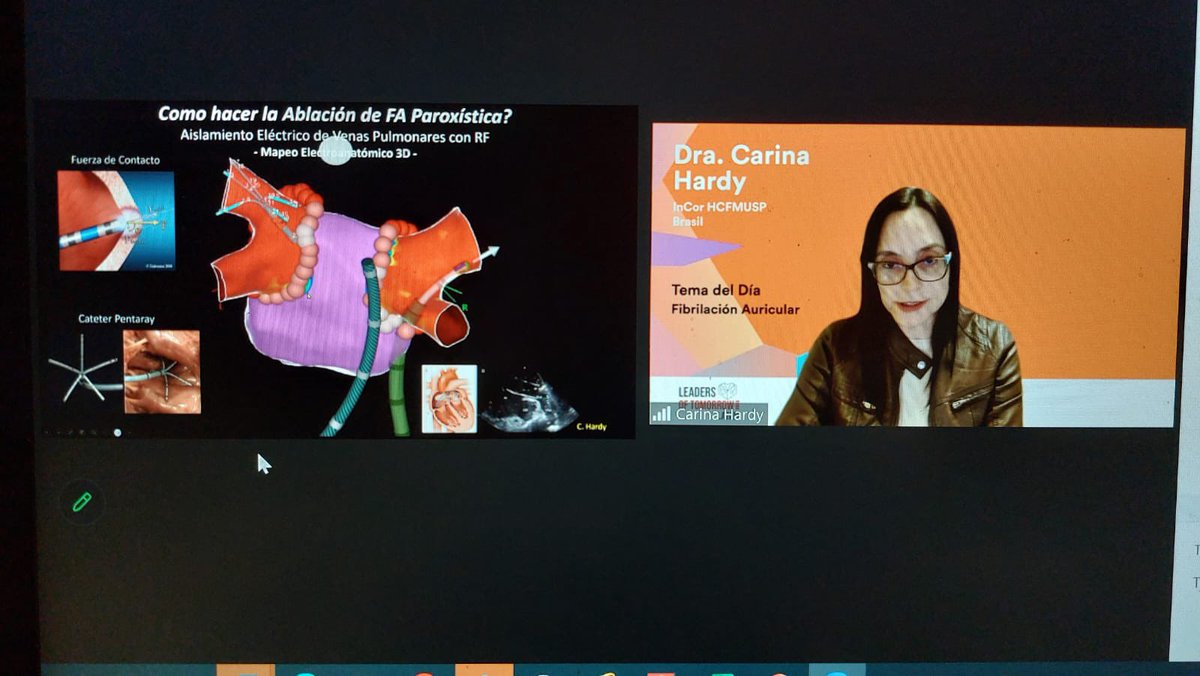 CarinaHardy4's tweet photo. Primer día do curso para fellows Leaders of tomorrow by @BiosenseWebster 
Día de #AtrialFibrillation 

Aula MASTERCLASS de FA seguida de 
discusión de casos interesantes por panelistas de excelencia de LATAM

#EPeeps  
#WomenInEP  
#FellowEp https://t.co/sjaSzQeoQ9