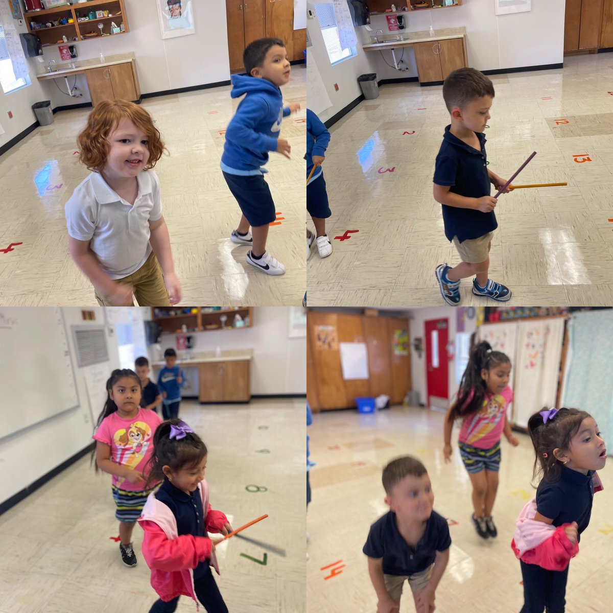 Kindergartners having some rhythm stick and freeze dance fun <a href="/wootenwolves/">Wooten Elementary</a> <a href="/AISDArts/">AISDArts</a> <a href="/AISDElementary/">@AISDElementaryProud</a>