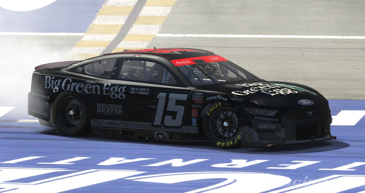 Revenge is a dish best served often 🏁🏁 @GarrettLowe_6 has won 2 of the last 3 #eNASCAR @iRacing Series races. His win 3 weeks ago at @NHMS locked him into the Playoffs, and his win tonight at @MISpeedway has locked him in the #CokePlayoffs Championship 4!