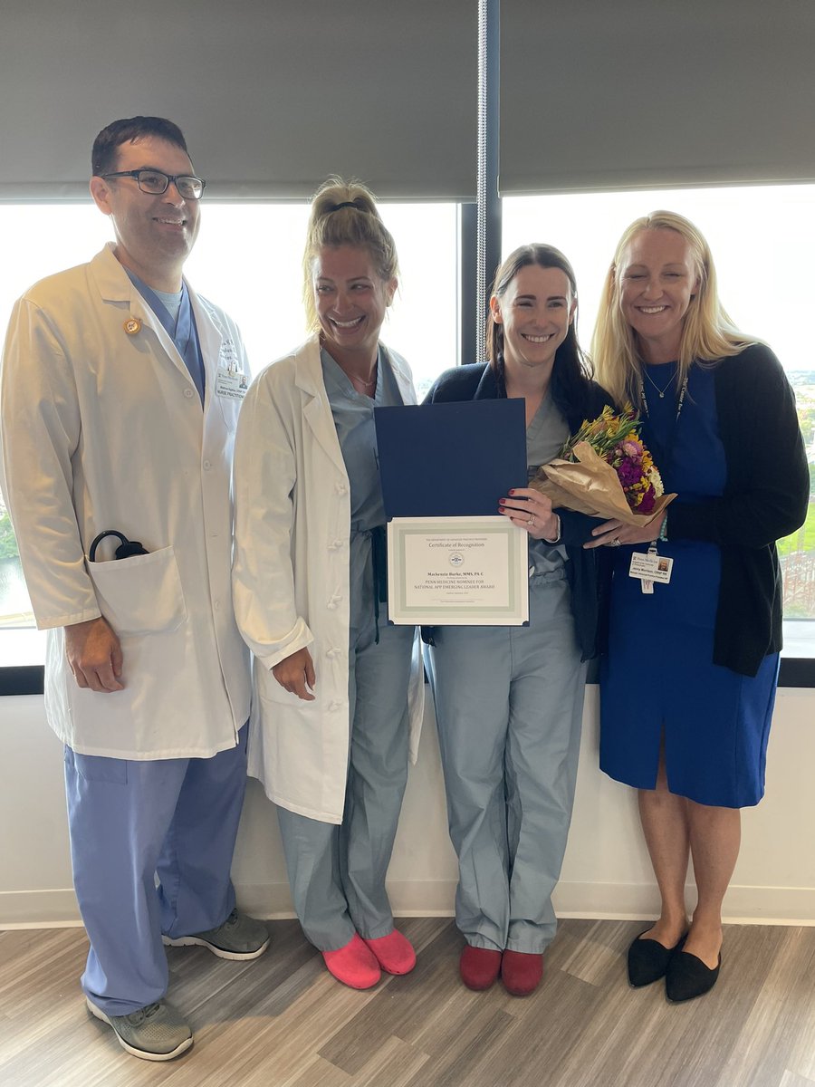 So proud to work with @mackenzieaburke who is the @PennMedicine APP nominee for @NationalAPPweek Emerging Leader Award!!! Mackenzie is an amazing clinician, teacher, and mentor @Penn_Transplant !!