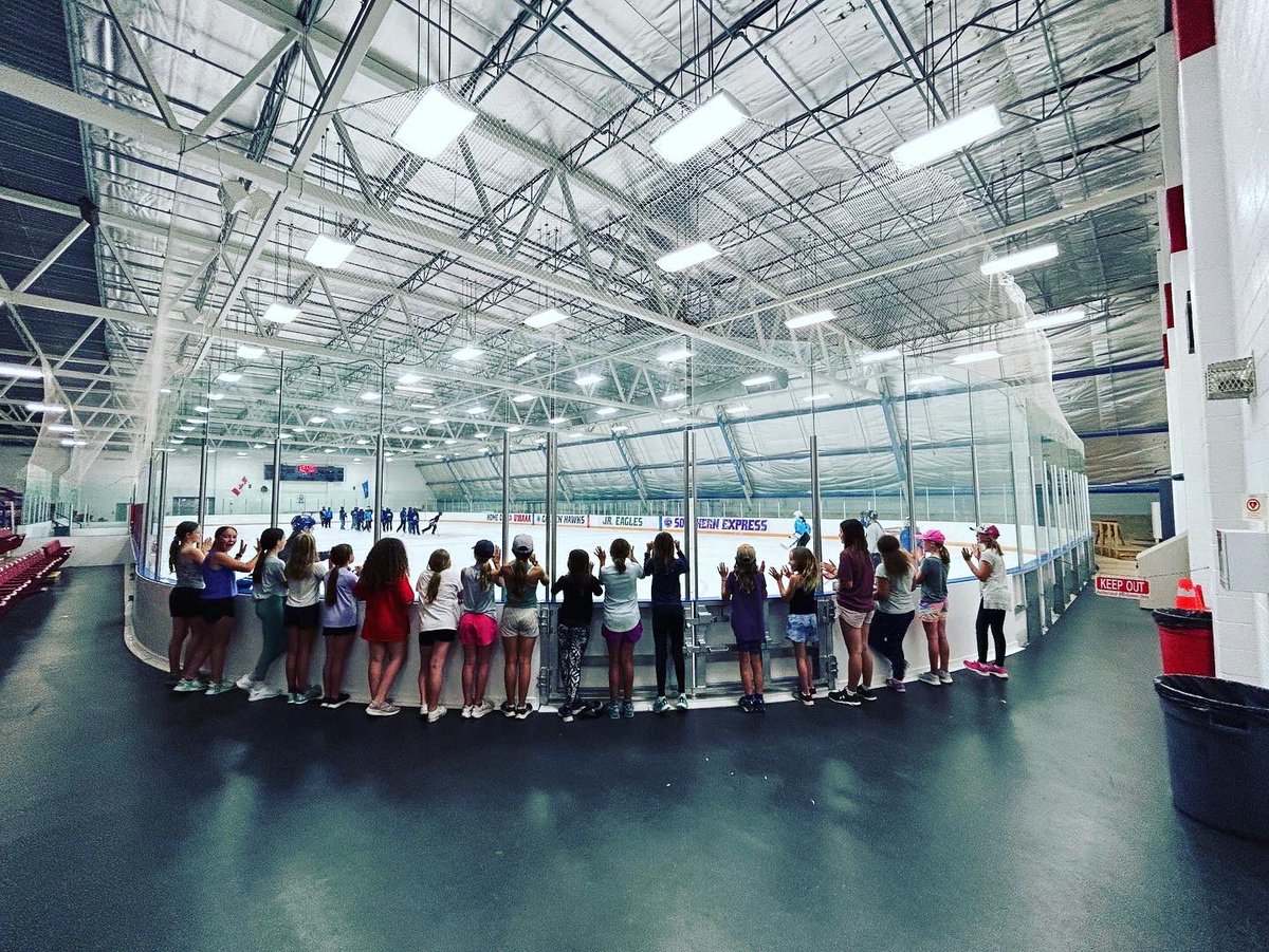 ulethringette's tweet photo. Summer camp is finally here! Looks like a great couple of days so far with on ice drills and dryland. Getting ready for ringette season! @UofLPronghorns @DoanJon @lraringette @LethbridgeSport @Leth_Herald @ringettealberta @ringettecanada #ringette https://t.co/RhPVcjttZW