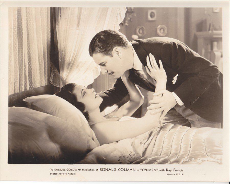 analgesicsleep's tweet photo. Ronald Colman and Kay Francis in “Cynara”
#TCMParty #SummerUnderTheStars #Cynara #RonaldColman #KayFrancis #PreCode https://t.co/KTDSQxiZfr
