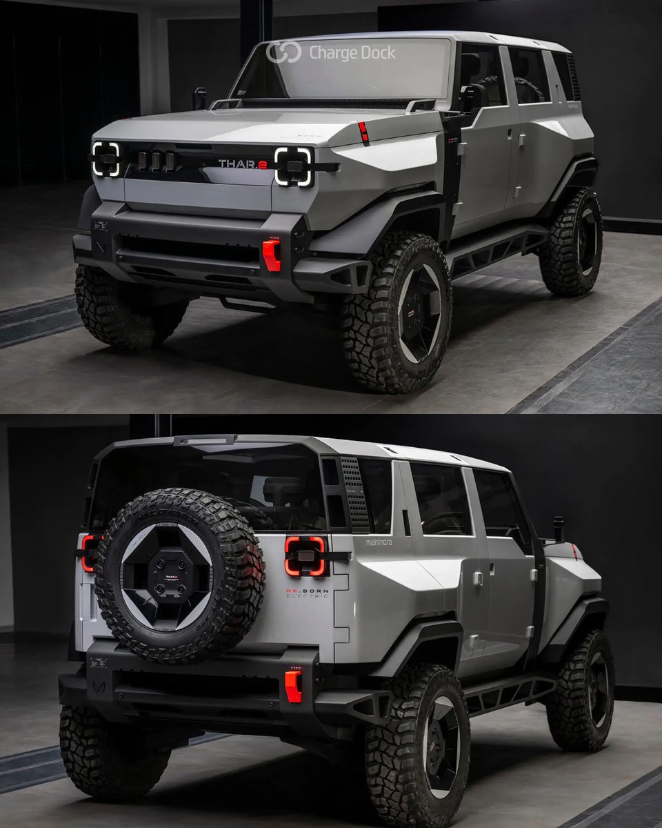 chargedockindia's tweet photo. The wait is finally over!
Say hello to India's very first, purpose-built all electric off-roader concept - Thar.e

#mahindra #mahindrathar #thar.e #bornelectric #mahindrathar4x4 #thar #trending #launchalert #futurescape #international #globaldebut #cars #carnews #ev #evnews https://t.co/sTKwNTUcON