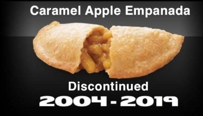 ThisFreakinShow's tweet photo. I'm Freakin Happy @tacobell is bringing back these fan favorites. But..... until they bring back the Caramel Apple Empanada, I won't be completely satisfied! #freakinsayin https://t.co/UpX9W8dnrZ