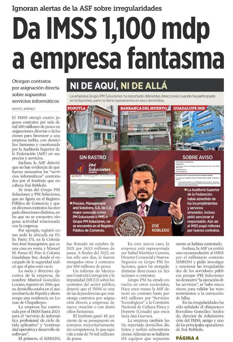 Todos tenemos un familiar que ha sufrido las desgracias del IMSS, esa cita que nunca les dieron (o la dieron demasiado tarde), ahora al encargado de esa institución se le ocurrió lanzarse para Gobernador de Chiapas, el mismo que se lavó las manos por los elevadores, que da