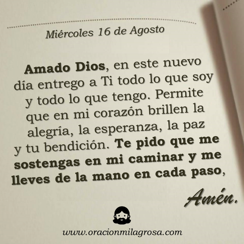 oracion_milagro's tweet photo. Oración para el miércoles 16 de agosto de 2023: https://t.co/gkQiivVKjM