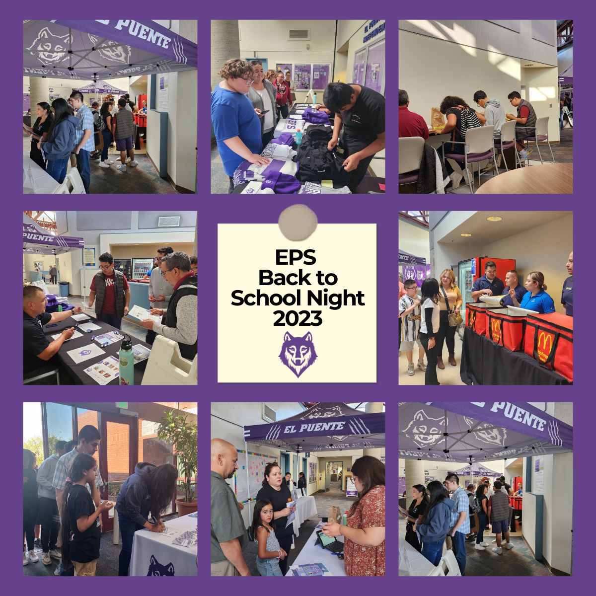 A special Thank You and appreciation all students, families and staff who attended our Back-to-School Night. Thank you, McDonald's for always supporting our EPS students and families. We value you all.
