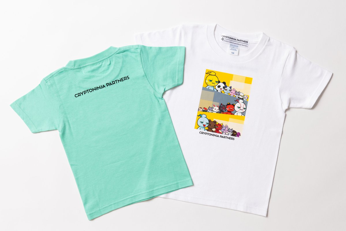 hagoromo_pr's tweet photo. \\\#CNP Kids TシャツA///
お子さん達とCNPでペアルック、
いかがでしょうか!?🙌
色とりどりのキャラクターたちが楽しいデザイン🌈
バックプリントには【CNPロゴ】でオシャレ✨
https://t.co/eFACYbUaq4
#CNPSummerStore
#NinjaDAO https://t.co/DyjFrVry8r