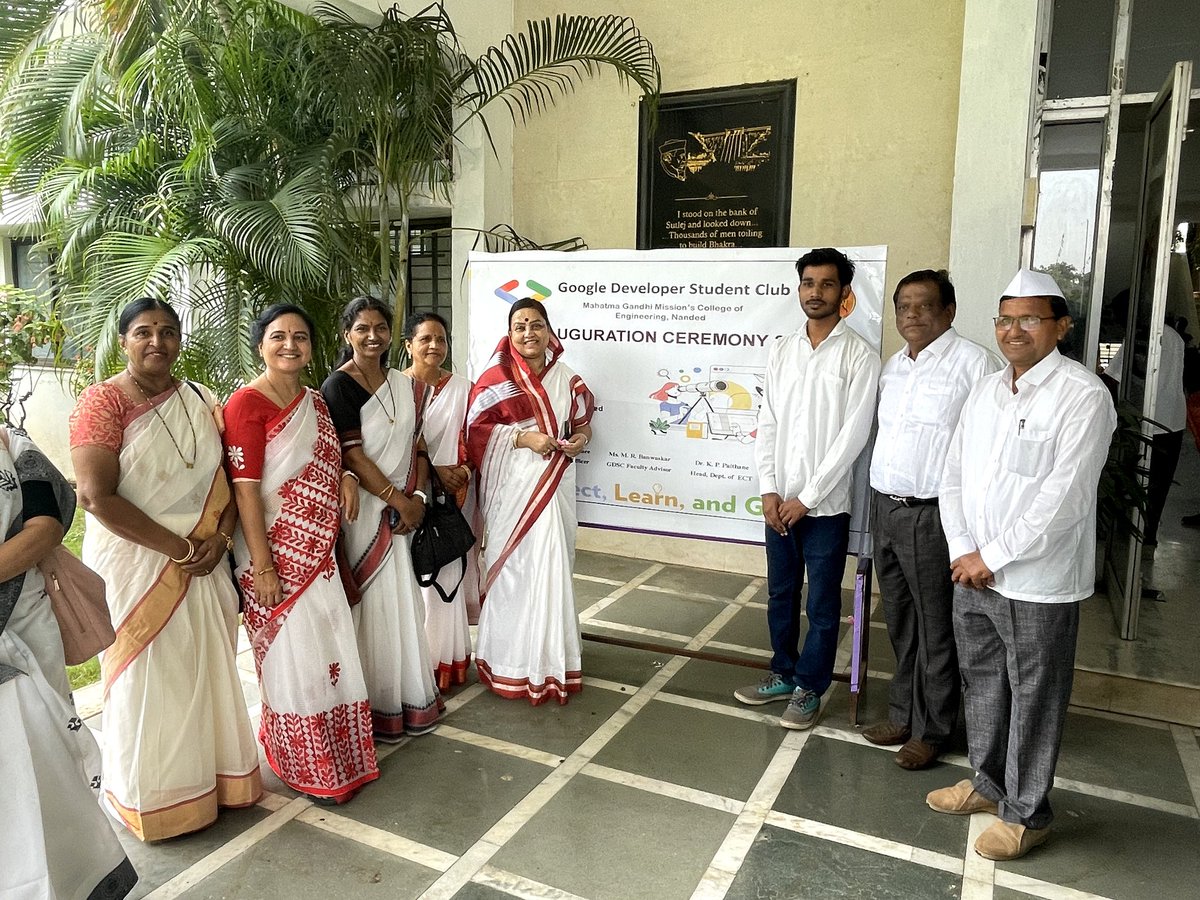Nagesh_Kharat_'s tweet image. #GDSC Inauguration Ceremony at MGM's College of Engineering, Nanded. This is the first time that we have a #GoogleDeveloperStudentClub at our campus and I can't wait to start it.