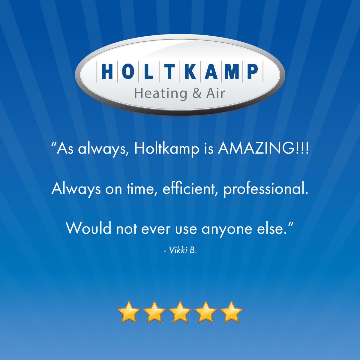 Another comfortable customer! Need #HVAC service at home or work? Call 770-271-7511 or visit HoltkampHVAC.com for speedy service. #gwinnett #airconditioning #cooling #heatingandair