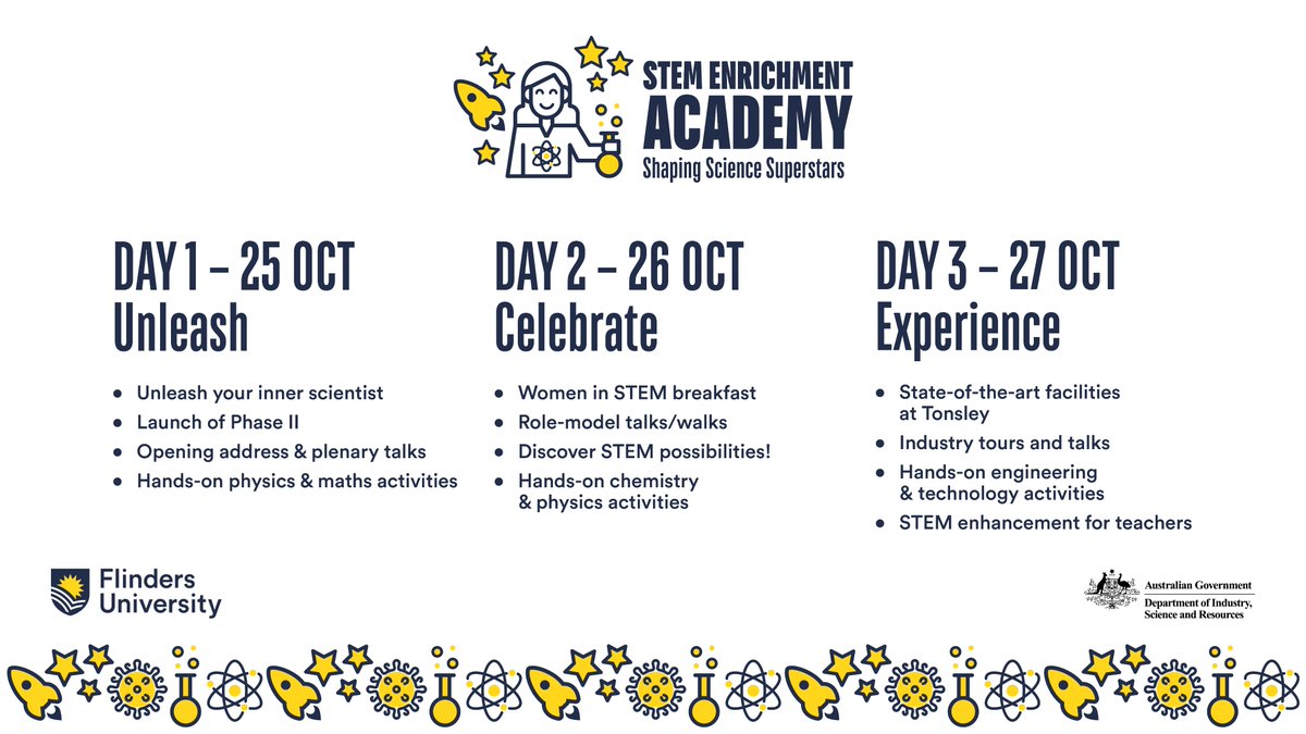 Presenting the first-look flyers of our upcoming 3-day #STEM conference during <a href="/Aus_ScienceWeek/">NationalScienceWeek</a>, while we work on the detailed program for the year 9 girls based on their feedback <a href="/SAScience/">SA Science Teachers</a> @WomenSciAUST #NationalScienceWeek