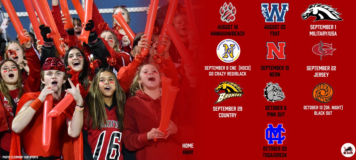 Exactly 48 hours from now, <a href="/NRHSFootball_/">New Richmond Football</a> will be kicking off the season in Bethel! Here are the themes for the 2023 season. Be sure to support your Lions! #WeAreNR #NRPride