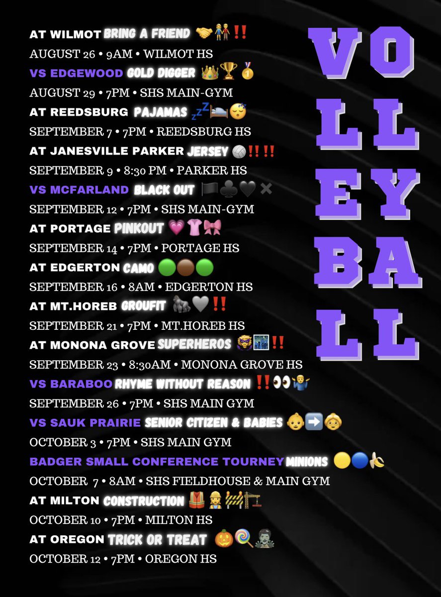 FALL SPORTS THEMES‼️FOOTBALL AND VOLLEYBALL🏈🏐 T-3 DAYS TILL THE FUN BEGINS😈‼️