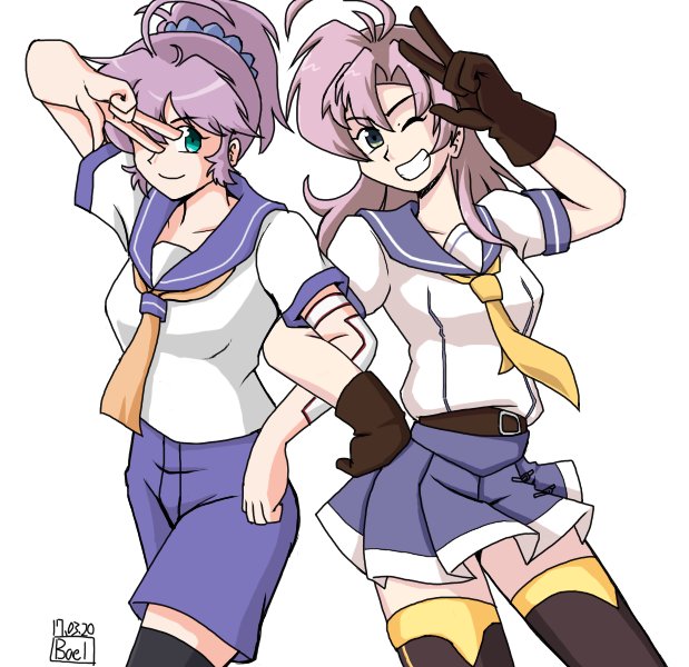 青葉(艦これ) ,最上(艦隊これくしょん) ,利根(艦これ) 「#既掲でもいいのでとにかく重巡洋艦を貼ろう 」|bael38のイラスト