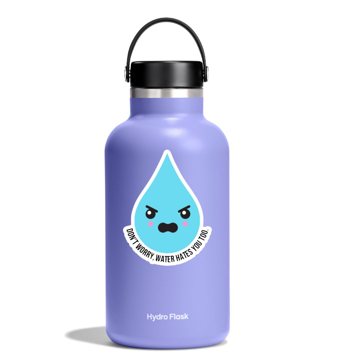 pixilstixonetsy's tweet photo. Do you hate #water? Don't worry, water hates you too! Stick this high quality laminated sticker onto your water bottle or flask so the angry water drop can remind you at every sip! #pixilstix #etsy #waterhatesyou #waterhatesme #ihatewater #waterbottle #waterflask #waterjug #funny https://t.co/iRMlEH7s4d