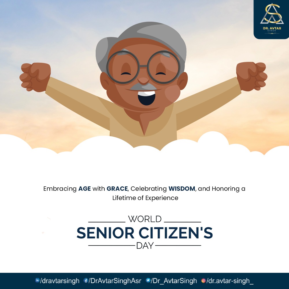 It's #WorldSeniorCitizenDay, a time to honor those who hold a special place in our hearts. Let's make their day brighter with laughter, kindness, and compassion.

#SeniorCitizens #RespectYourElders #ElderlyLove #CherishedMoments #SeniorCitizensRock #AgeWithGrace #ForeverYoung