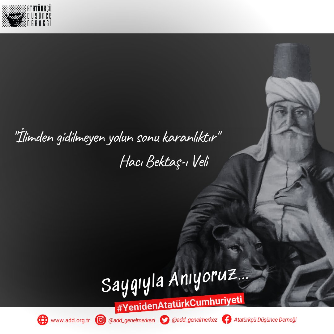 Saygıyla... #HacıBektaşVeli