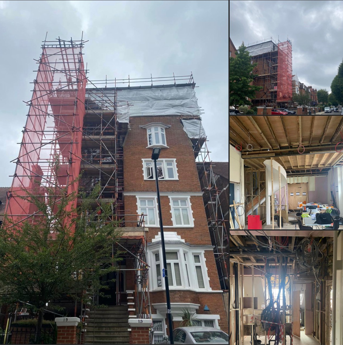 Blue Light Safety on another London project via a few site visits finishing off with this massive duplex flat in leafy Hampstead. Coverage throughout. #automist #watermist #firesuppression bluelightsafety.co.uk