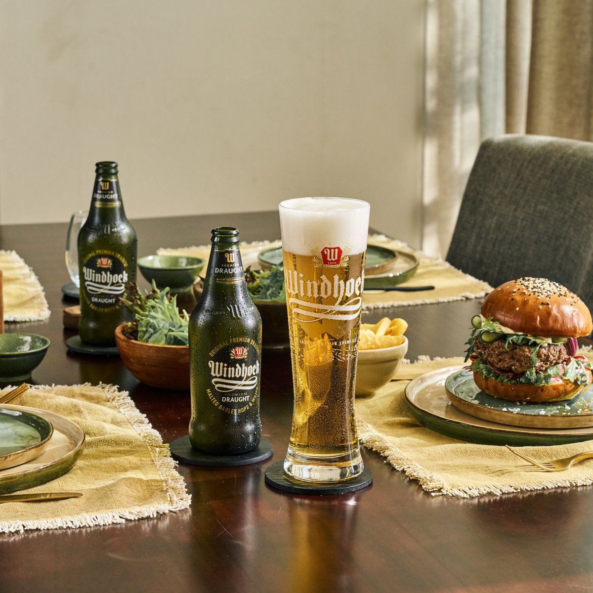 WindhoekBeer_SA's tweet image. We know that a cold Windhoek beer made with the simplest ingredients is just the thing you need to end off a good day. #PureBeer #WindhoekMoments