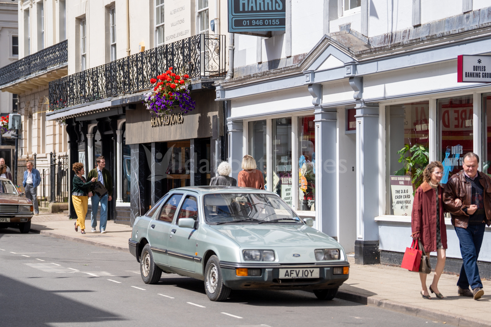 BTS shots, ITVX filming for drama Joan.

Joan, starring Sophie Turner (Game of Thrones)

Some of Regent Street shop fronts were transformed into a London street set in the 80’s

Royal Leamington Spa, 15th August 2023.

#itvx #royalleamingtonspa #behindthescenes #filming