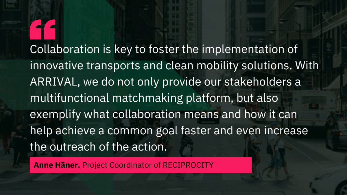 SenatorProject's tweet photo. 🚀SUCCESS STORY🚀

💡@RECIPROCITY_EU, in collaboration with @projectENTRANCE, launched a European portal for innovative transports and clean mobility solutions.

Read more about the ARRIVAL platform for matchmaking.

🔗https://t.co/JpWtTMHopJ https://t.co/9PtZ1bO09r