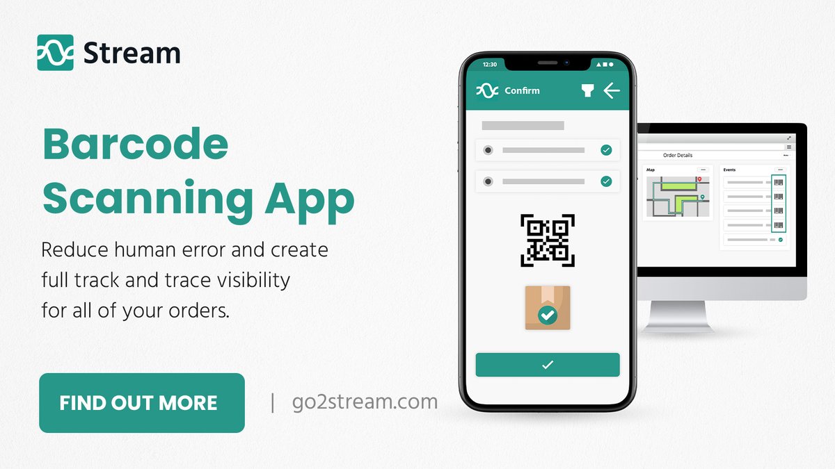 go2_stream's tweet photo. 📦 Mobile Barcode Scanning for Orders &amp; Deliveries 

Build a complete track &amp; trace audit trail for all your orders &amp; reduce the number of human errors that occur when dealing with manual data entry. 

#DeliveryManagement #BarcodeScanning #Logistics

https://t.co/riGLDVList https://t.co/N9e0wv0o4O