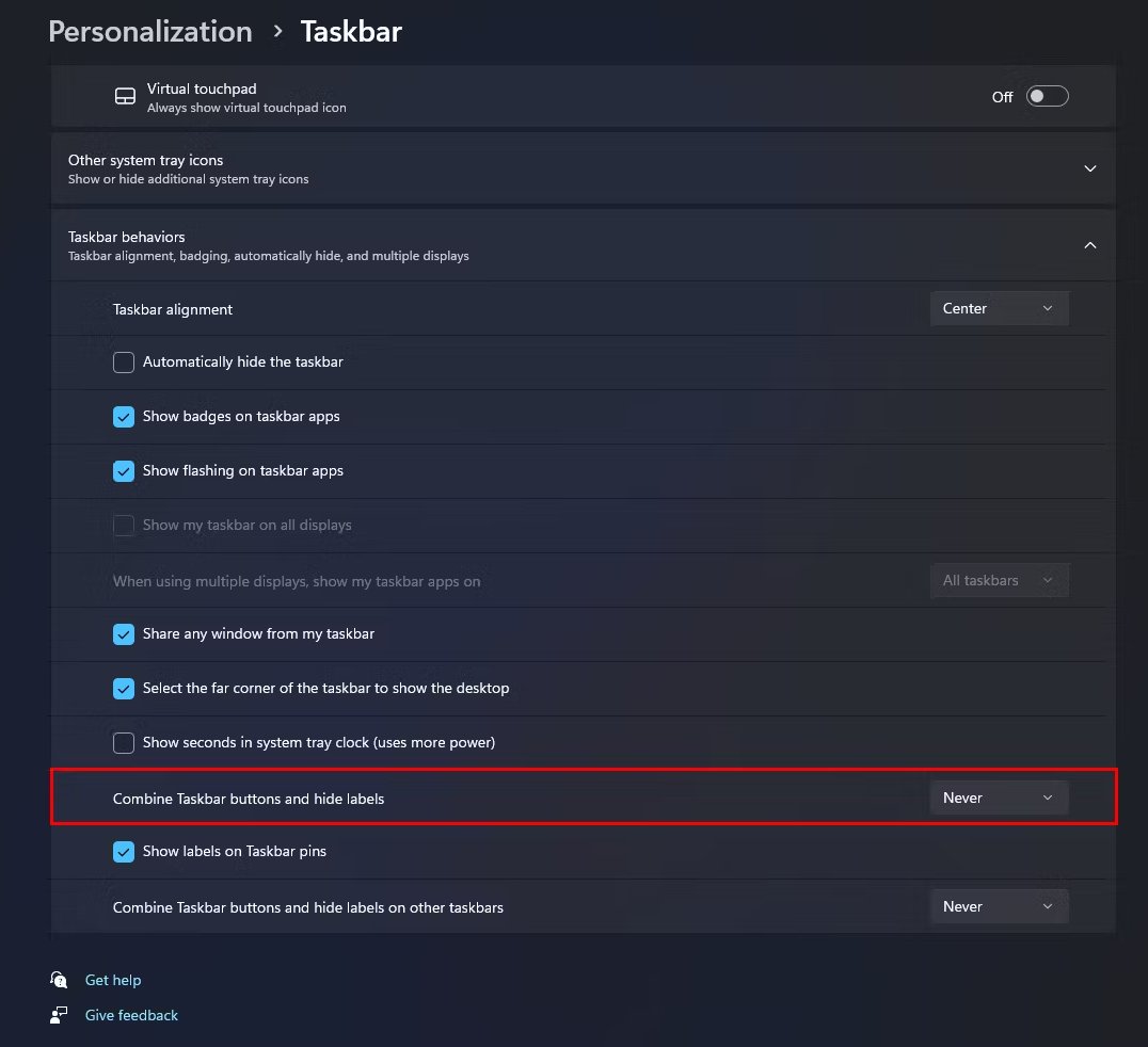 nadun_don's tweet image. my Windows 11 still doesn&apos;t have the feature to off:
&quot;Combine Taskbar buttons and hide labels&quot;
When is Microsoft going to roll out this update of ungrouping app buttons?
#GitHub #XDADevelopers