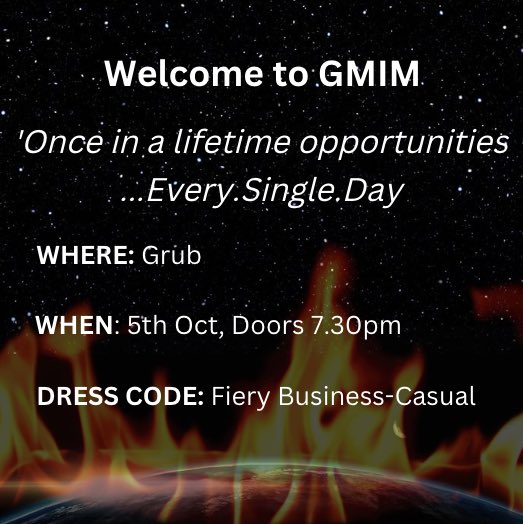 GMIManchester's tweet photo. 🔥ITS HERE🔥 Limited half price early bird tickets: https://t.co/4u8mCsVQK5 @A_Lovely_Time @GRUBMCR #manchesterevents #immersiveevents #motivation https://t.co/QKL2N3oJtj