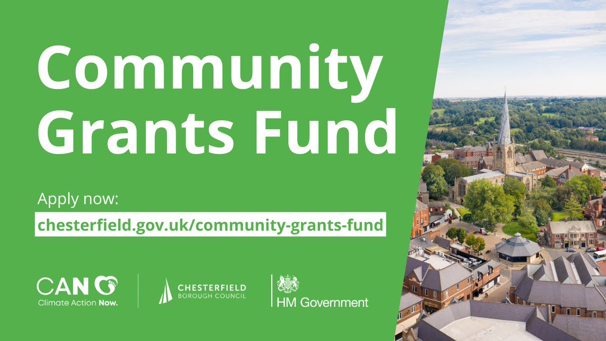 ChesterfieldBC's tweet photo. 🌳 | Do you have a project that could help promote greener choices across Chesterfield and reduce the impact on climate change in our borough? You could be eligible for grant funding to help deliver your project!

Find out more and see if you are eligible: https://t.co/IWJBa6I6ze https://t.co/GT8NWRrT1v