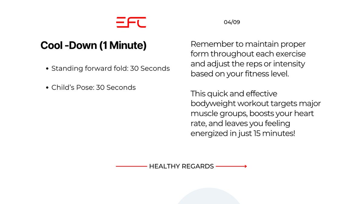 ExecFitClub's tweet photo. We get it - your schedule is packed tighter than a power meeting agenda. But you can still make time for your health and fitness goals. Introducing our Quick 15-Minute Bodyweight Workout, tailored for the hustlers who believe in maximizing every minute.

#lifetimeperformance https://t.co/XbeTOCQVM4