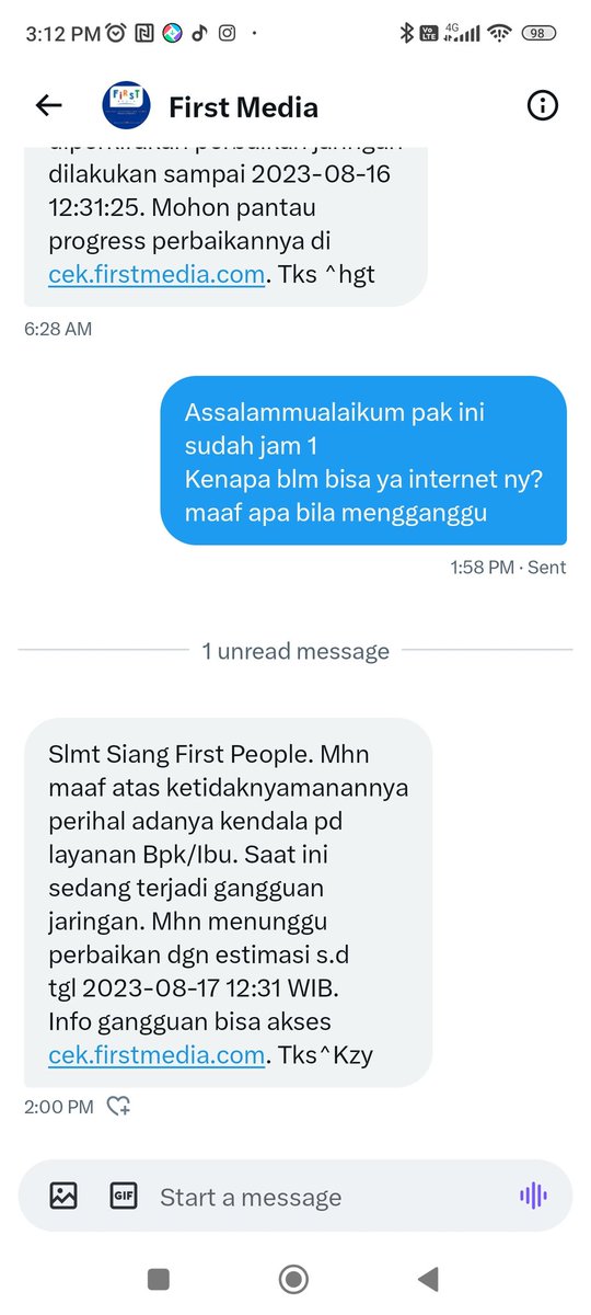 ndachou's tweet photo. Anak we komplain sopan bener dah pk plus minta maaf segala😂 kgk tau aja udah abis kesabaran emaknya ngadepin firstmedia yg tiap 2hr mati melulu https://t.co/SGqg8asn5R
