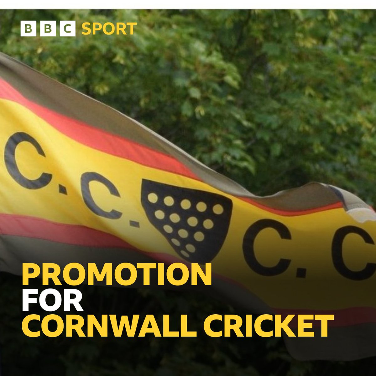 BBC Sport Cornwall (@cornwallsport) on Twitter photo The <a href="/cornwallccc/">Cornwall County Cricket Club</a> is on the up ⬆️
They were promoted to Division One of the National Counties Western League following a draw with Wales
Cornwall had been set 251 in a minimum of 55 overs and reached 145 for 3 when the captains shook hands at the start of the final hour The <a href="/cornwallccc/">Cornwall County Cricket Club</a> is on the up ⬆️
They were promoted to Division One of the National Counties Western League following a draw with Wales
Cornwall had been set 251 in a minimum of 55 overs and reached 145 for 3 when the captains shook hands at the start of the final hour