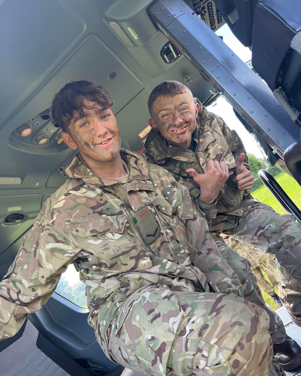 Nottinghamshire ACF (@nottsacf) on Twitter photo The annual camp fun continues! Cadets were given the opportunity to explore a helicopter π π π and learn all about it!
This is what happens when you are doing fieldcraft and the RAF pop in for a visit in a Juno helicopter!
ππππππππππππ
#acf #armycadets #RAF #ac23 The annual camp fun continues! Cadets were given the opportunity to explore a helicopter π π π and learn all about it!
This is what happens when you are doing fieldcraft and the RAF pop in for a visit in a Juno helicopter!
ππππππππππππ
#acf #armycadets #RAF #ac23