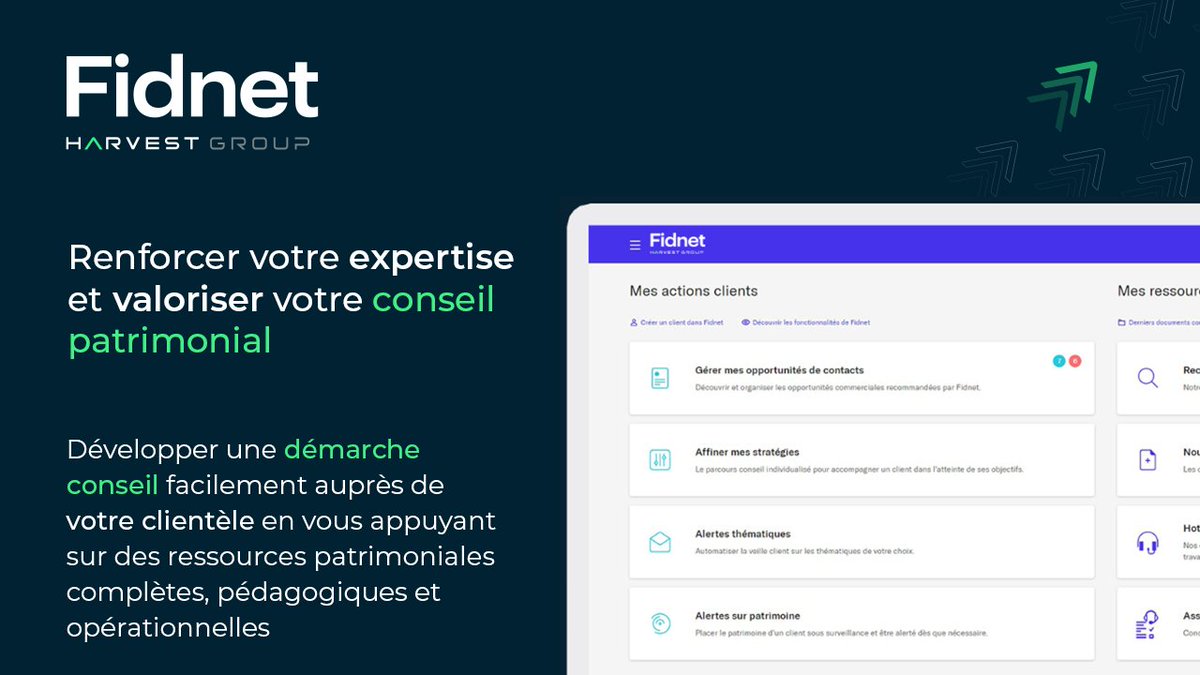 fidroit's tweet image. 👉🏼 Afin d&apos;améliorer #Fidnet, nous vous avons écoutés !
🙏Un grand #merci aux participants de l&apos;enquête de satisfaction.

Notre équipe travaille pour répondre à vos attentes et faire de #Fidnet l&apos;outil indispensable pour valoriser votre conseil #patrimonial.

@Harvest @Quantalys