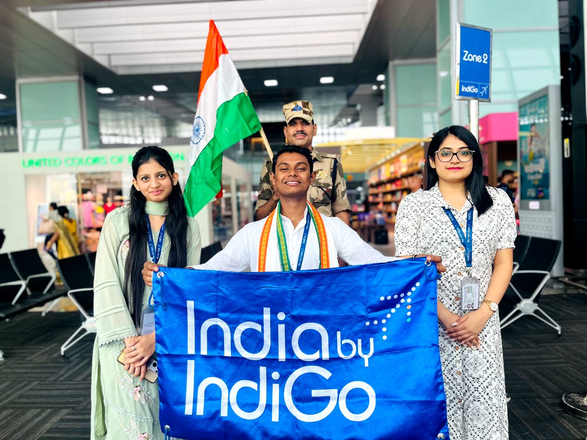 #IndependenceDay #Celebrations #goIndiGo #IndiaByIndiGo #India76