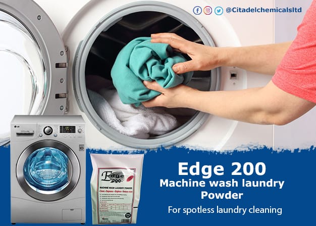 CitadelChem's tweet photo. Removes tough dirt on your clothes and brightens them. Edge 200 is purposefully made for machine wash.Mixes well with both hard and soft water. 5kgs @1300 and 20kgs @4500

 #Unilorindecides23 #WednesdayMotivation mpesa subaru ticktock in kenya #ikokazi Eldoret #15thaugust2023 https://t.co/RCwO4eLaGi