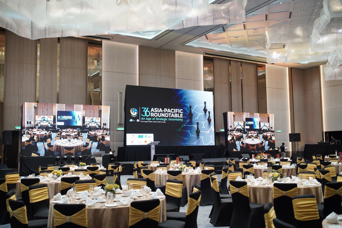 ISIS_MY's tweet photo. It's a wrap. Thank you to all #36APR instigators, speakers, delegates and our generous supporters - @ausgov, Konrad-Adenauer-Stiftung (KAS) Malaysia, @EUinMalaysia, China Embassy in Malaysia, @MFATNZ, Embassy of Japan in Malaysia &amp; @usembassykl.   

Stay tuned for #PRAXIS2023! https://t.co/VEkALjiHcu