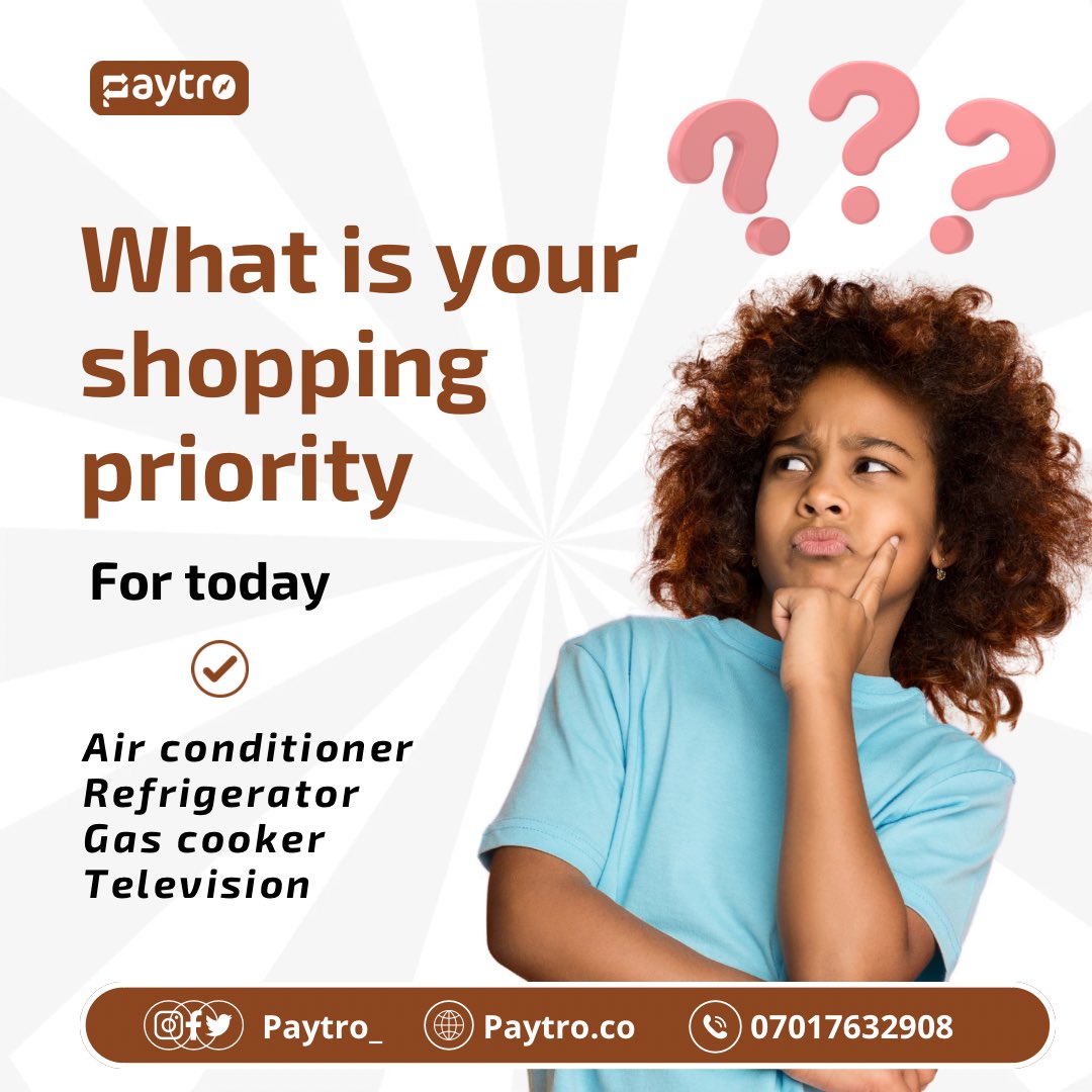 Paytro__'s tweet photo. Whatever shopping needs you have, Paytro is your plug to get the latest and most affordable electronics. 

Visit https://t.co/gwiBhMvc88 😊

#onlinemarketing #electronicstore #buyelectronics #thursday #shoponline #shoponlinenow #businesowner #salaryearners #paytro https://t.co/CYKuBE8aRJ