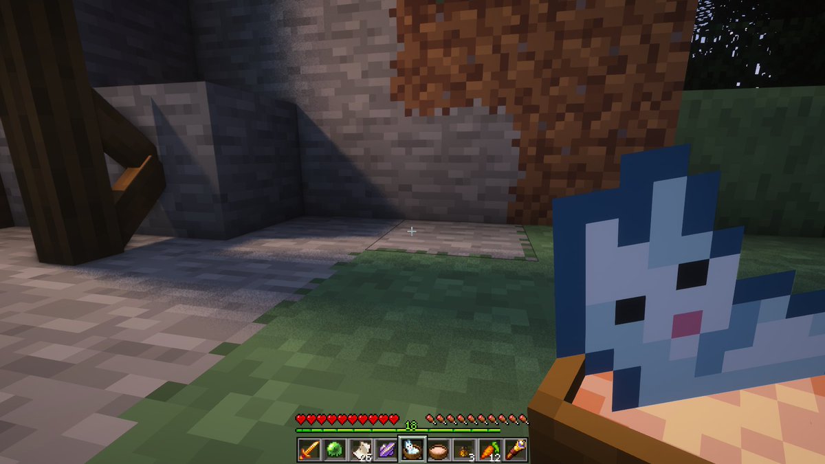 PazoPazzi's tweet photo. no vr because I’m playing minecraft too much https://t.co/NLImgOYn3u