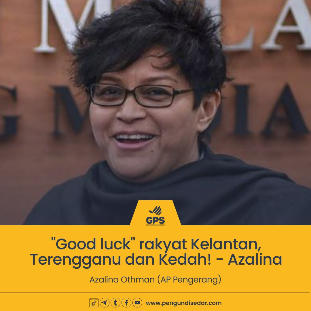 pengundi_sedar's tweet photo. Daripada Azalina Othman kepada rakyat Kelantan, Terengganu dan Kedah:

"Goodluck lah. Anda yang nak kerajaan begitu macam tak ada yang lain kat dunia ni. Dah pilih, kena hadaplah sendiri." https://t.co/q6SEnYGGFK