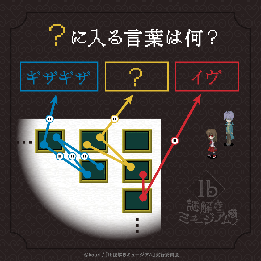 あなたにはこの謎が解けますか？🌹／ 今週もお試し謎を出題！📝 『Ib謎