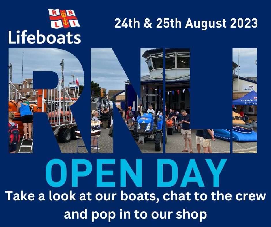 Get up close and personal with our lifeboats and volunteer crew members at the #RNLI #Clacton #OpenDay - come say hello and why not visit our shop too? Everyone is welcome!!!